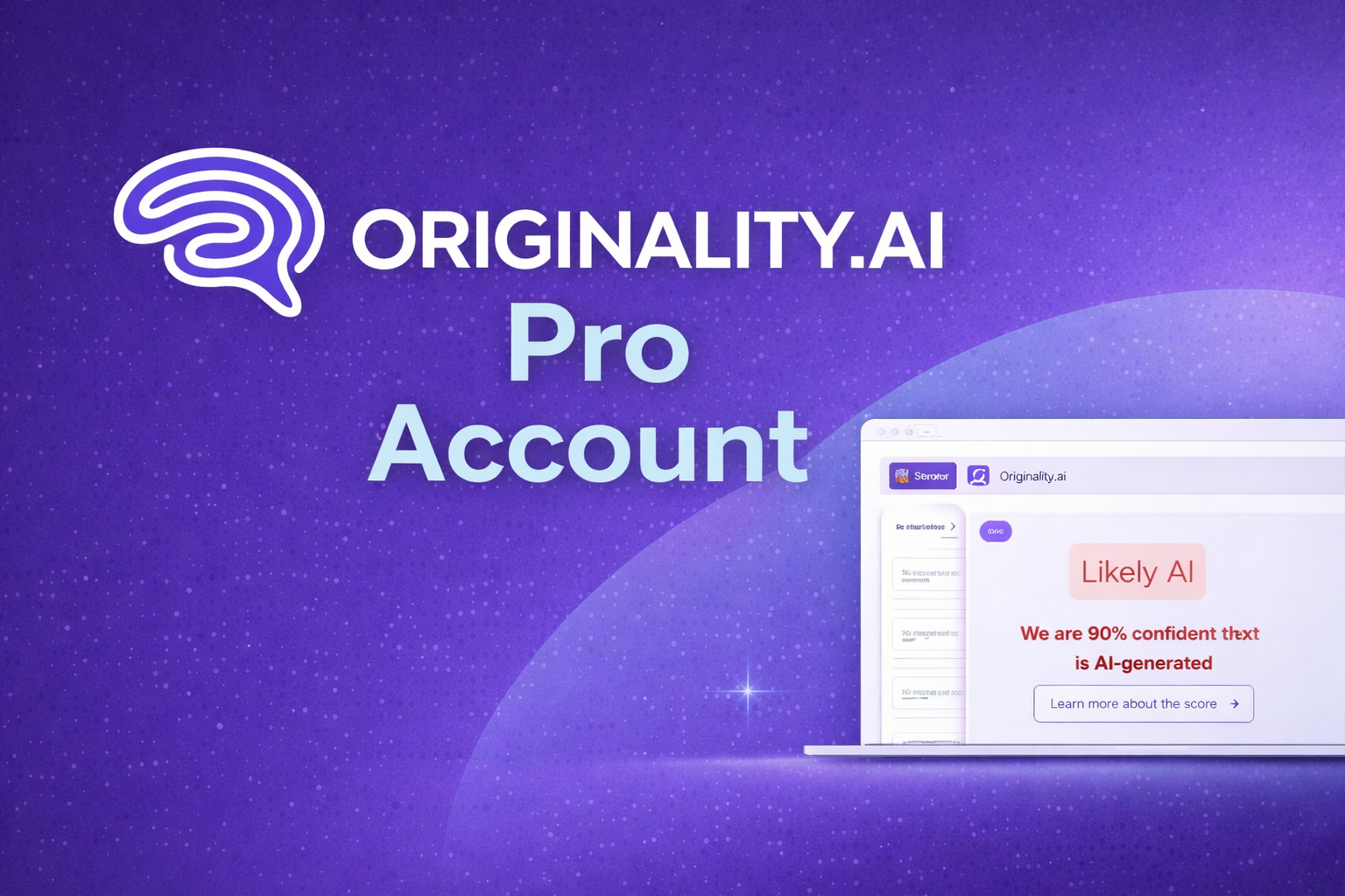 Tài khoản Originality.ai nâng cấp trên mail của bạn